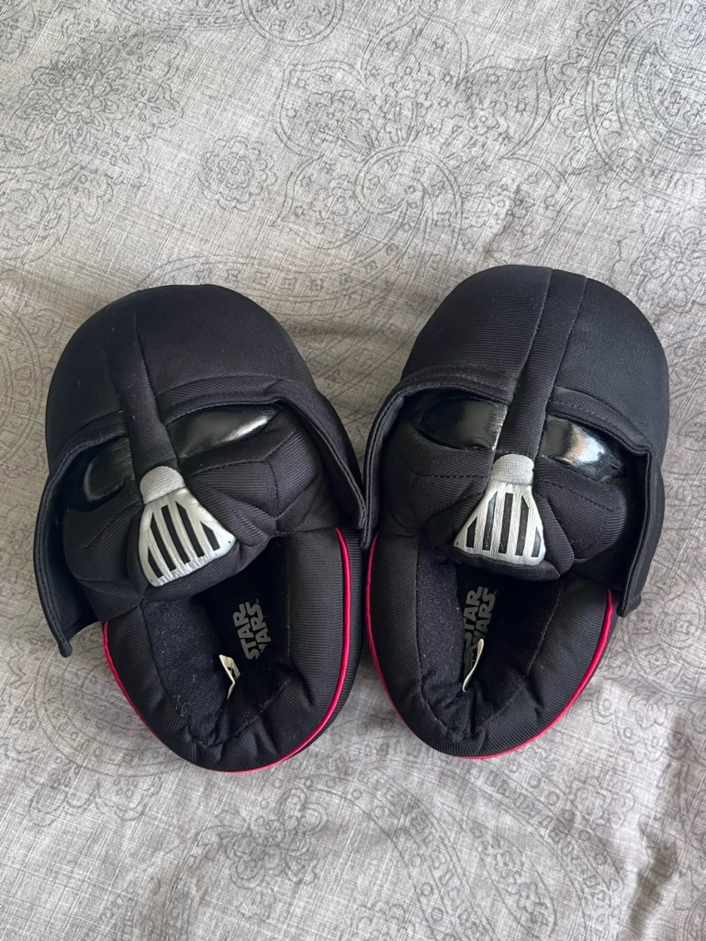 Star Wars Darth Vader Slippers Kids Boys Size 13 Size 1 - Picture 3 of 6